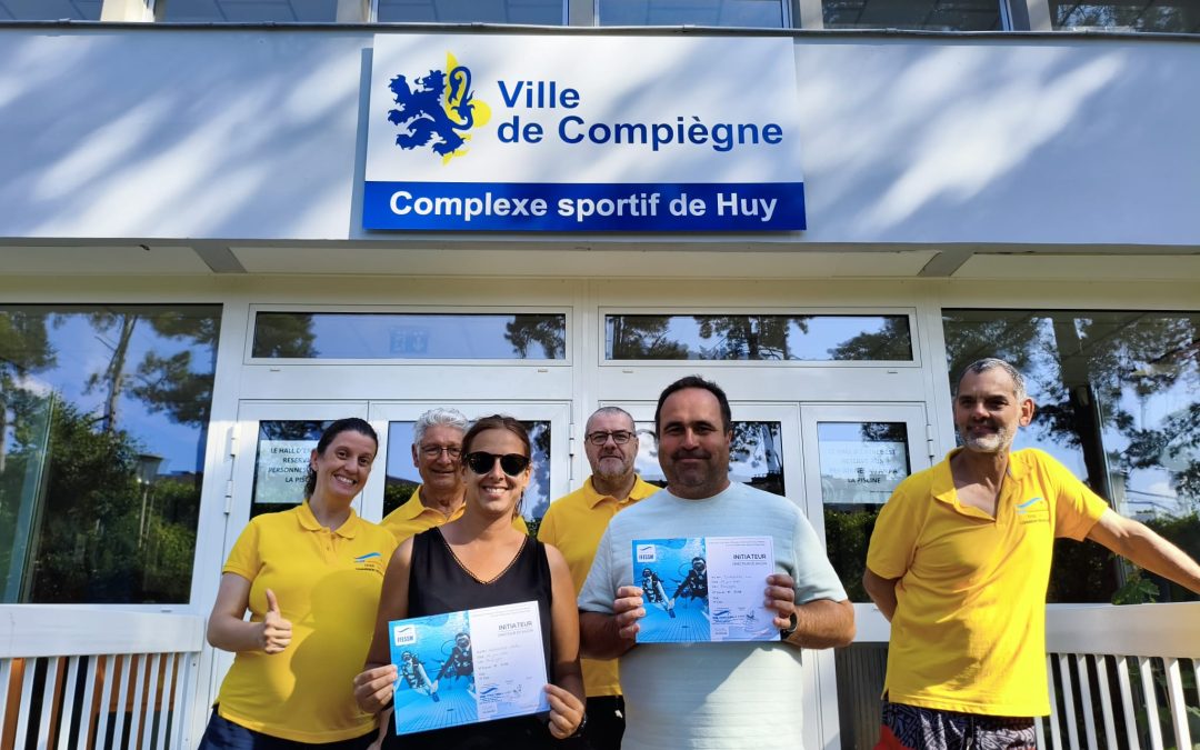 2 Nouveaux Initiateurs au Club et une major de Promo !