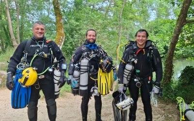 Plongée souterraine dans les entrailles du Lot : 3 plongeurs du CPC en immersion !